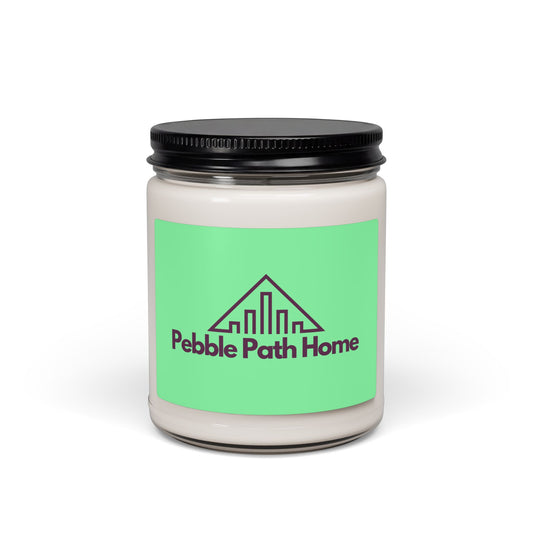 Pebble Path Home Scented Soy Candle — 9oz Relaxing Home Fragrance