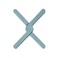 X Shaped Silicone Table Mat Heat Resistant Non Slip Dining