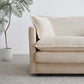 Comfy Deep Single Seat Sofa Upholstered Reading Armchair