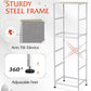 Light Grey Fabric Dresser 5 Drawer Organizer Storage Solution