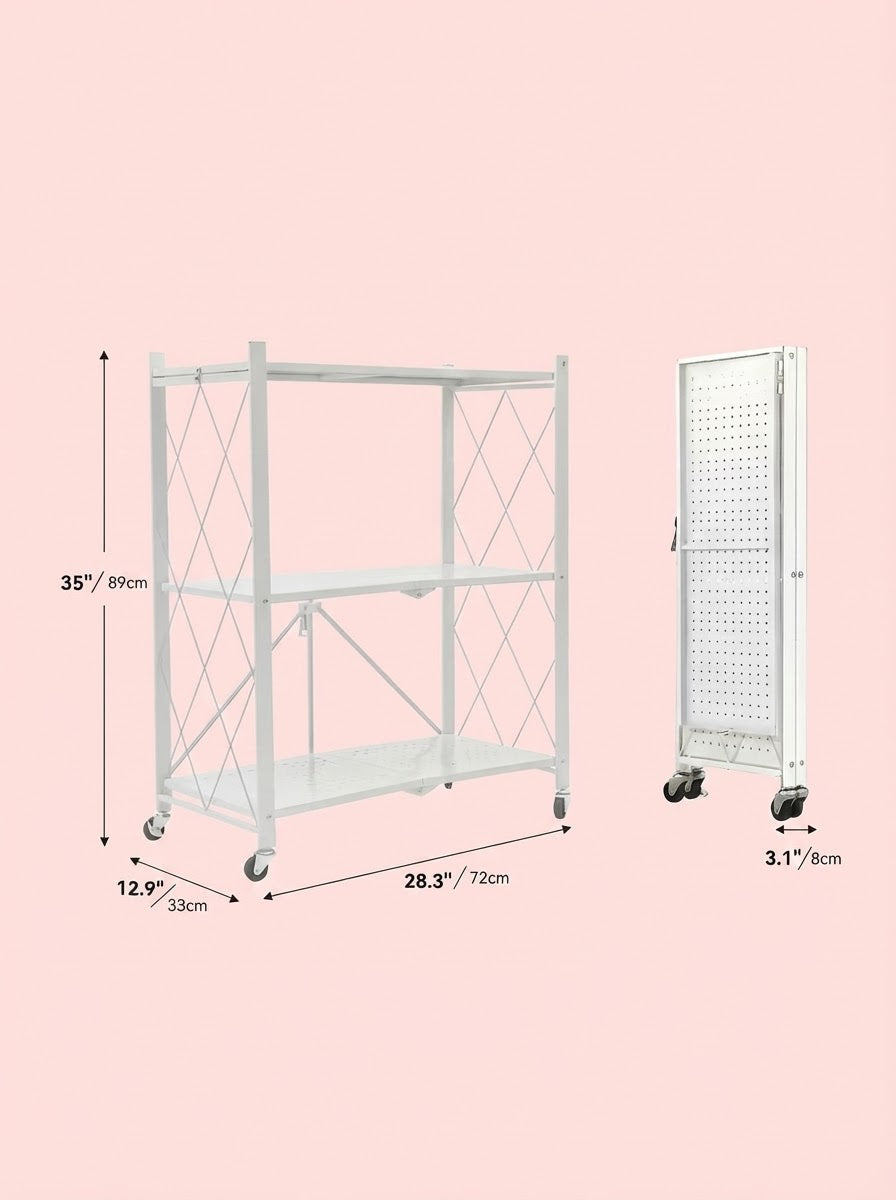 Heavy-Duty Shelving Unit | Metal 3/4/5-Tier Storage Rack
