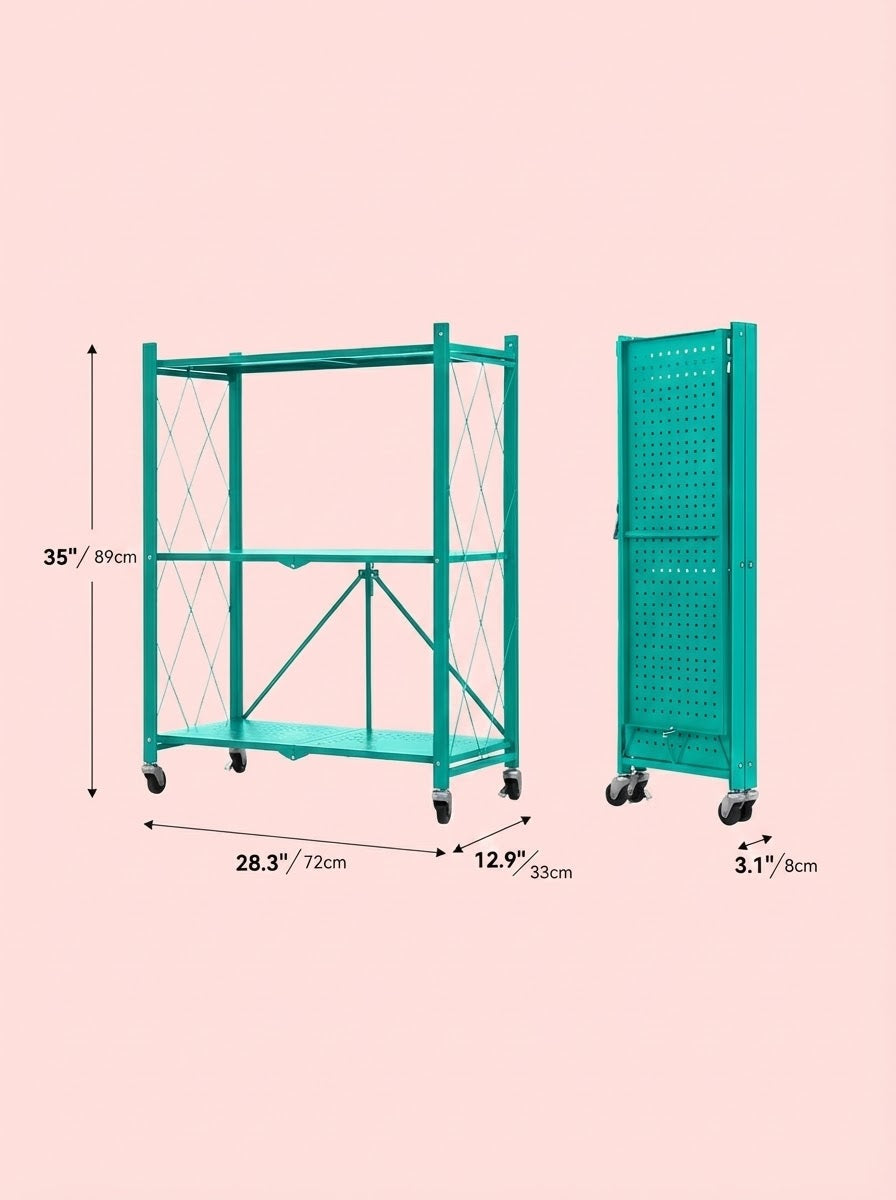 Heavy-Duty Shelving Unit | Metal 3/4/5-Tier Storage Rack