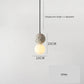 Nordic Ins Modern Cement Terrazzo Small Chandelier Restaurant Bar