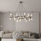 41'' Black & Gold Modern Chandelier Light Fixture