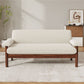 Loveseat Sofa 2 Seater Couch with Armrest Pillows