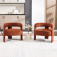 Accent Chair for Living Room, Velvet Comfy Single Sofa Chair