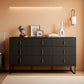 Matte Black Nine Drawer Organization Storage Cabinet