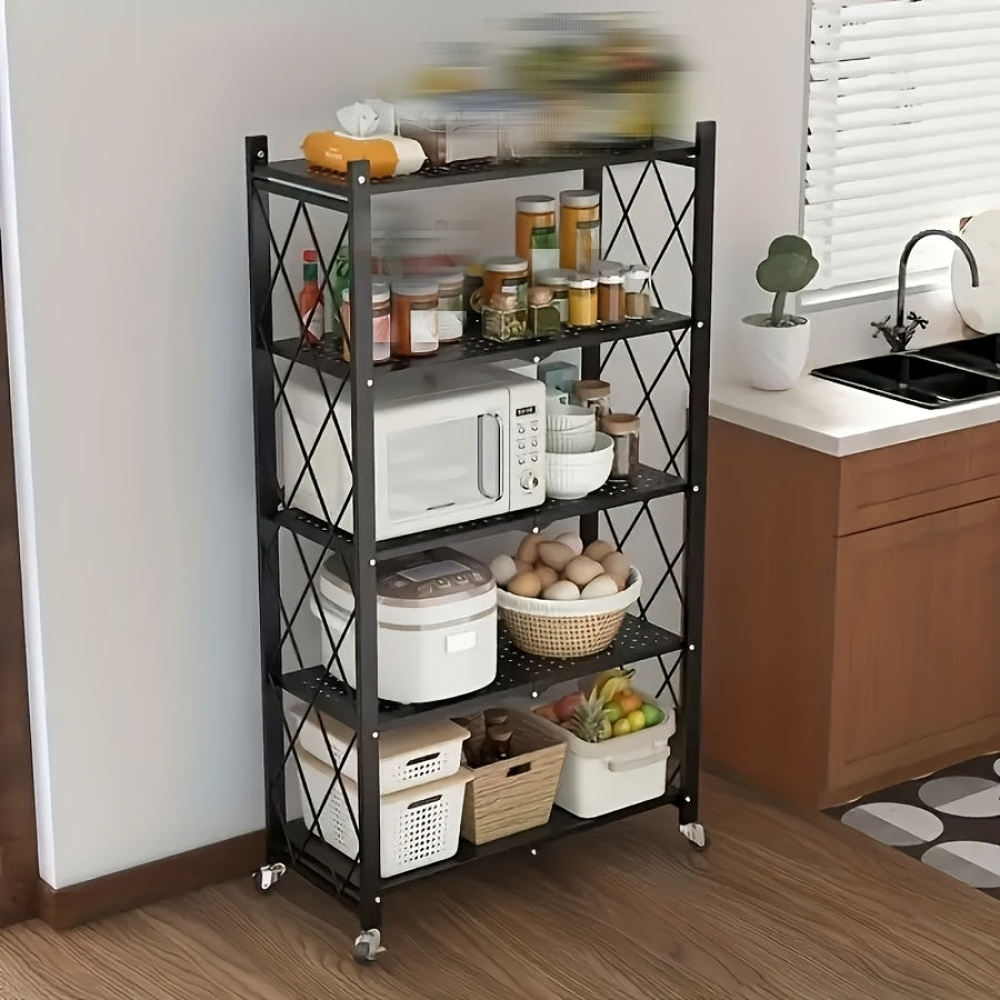 Heavy-Duty Shelving Unit | Metal 3/4/5-Tier Storage Rack