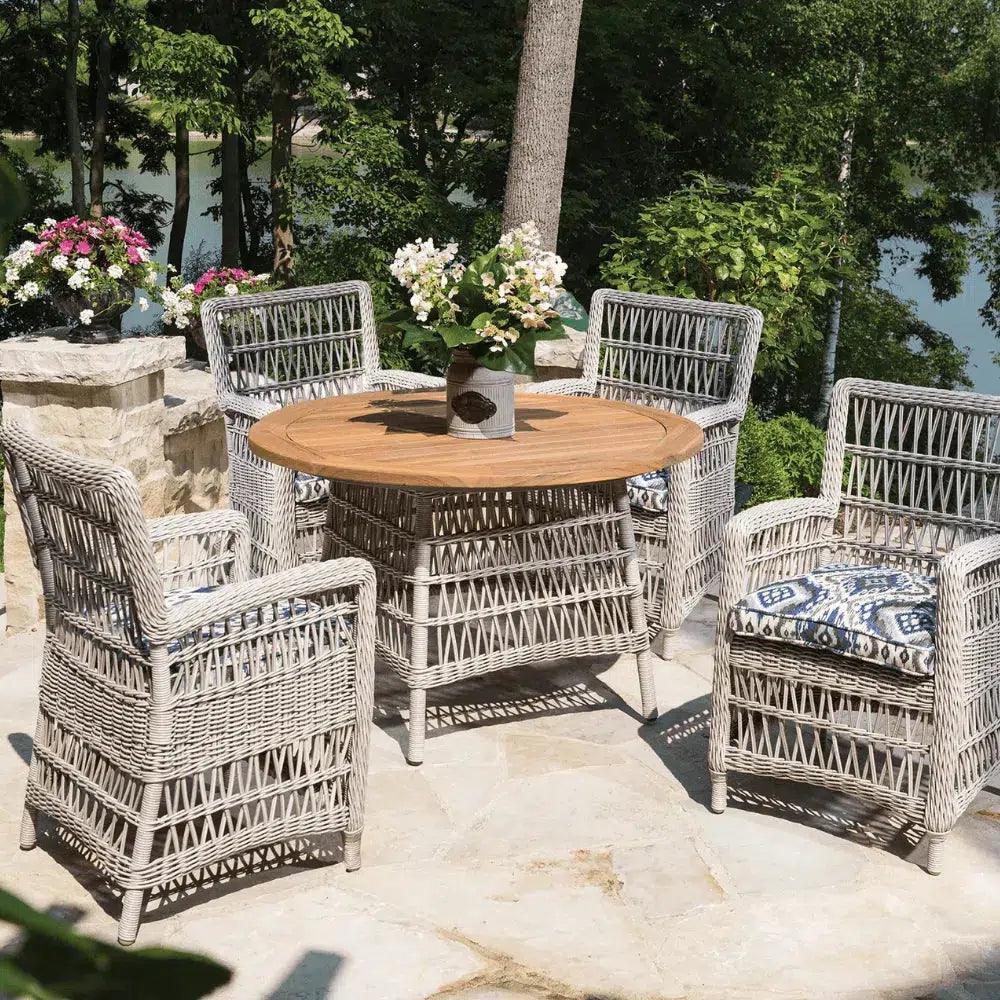 Mackinac  Wicker Outdoor Furniture Dining Set for 4