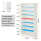Modern 8 Shelf Shoe Rack White Wood Closet Storage Organizer