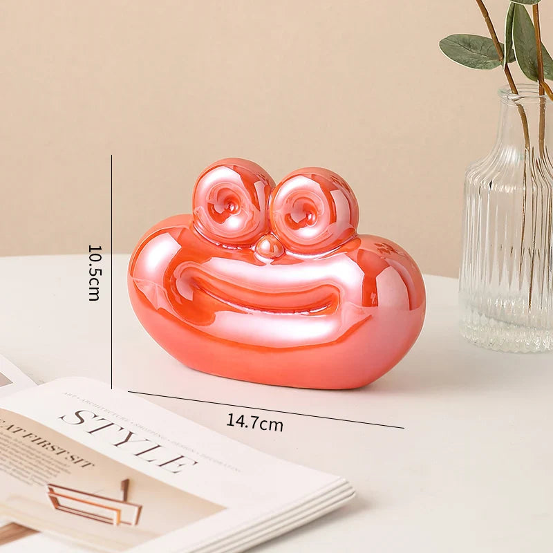 Sausage Shaped Ceramic Decorative Ornament Creative Kitchen Living Room Decor