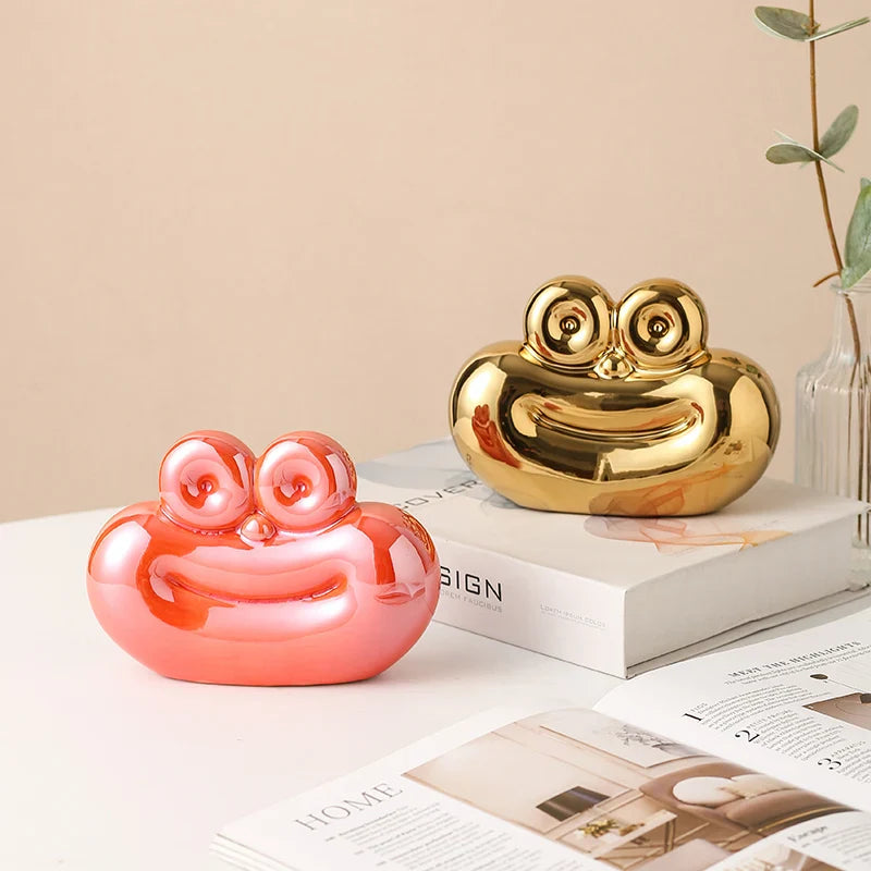 Sausage Shaped Ceramic Decorative Ornament Creative Kitchen Living Room Decor