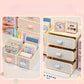 Pastel Gingham Desktop Stationery Organizer