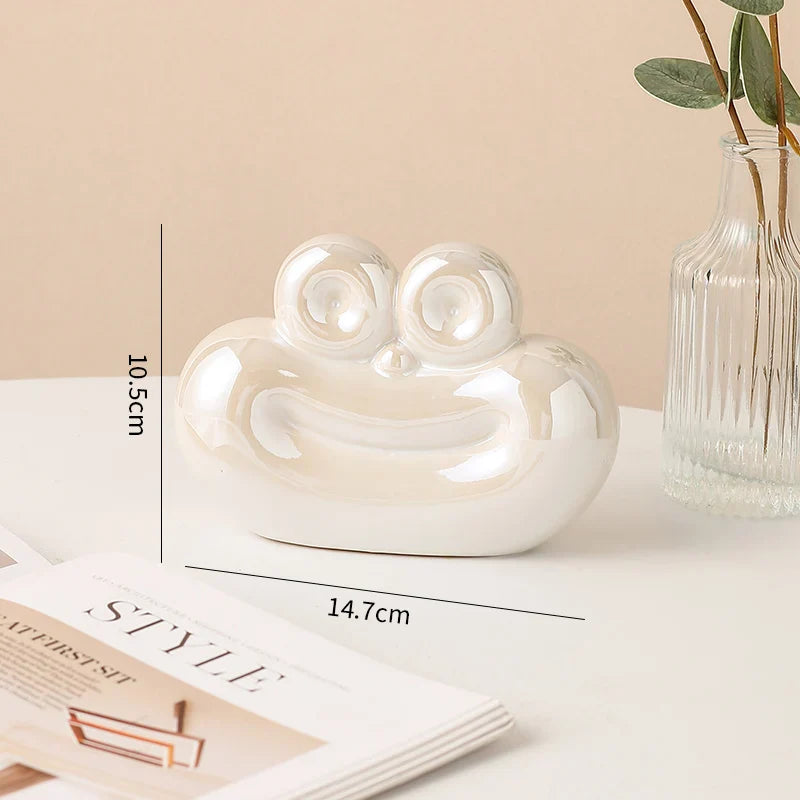Sausage Shaped Ceramic Decorative Ornament Creative Kitchen Living Room Decor