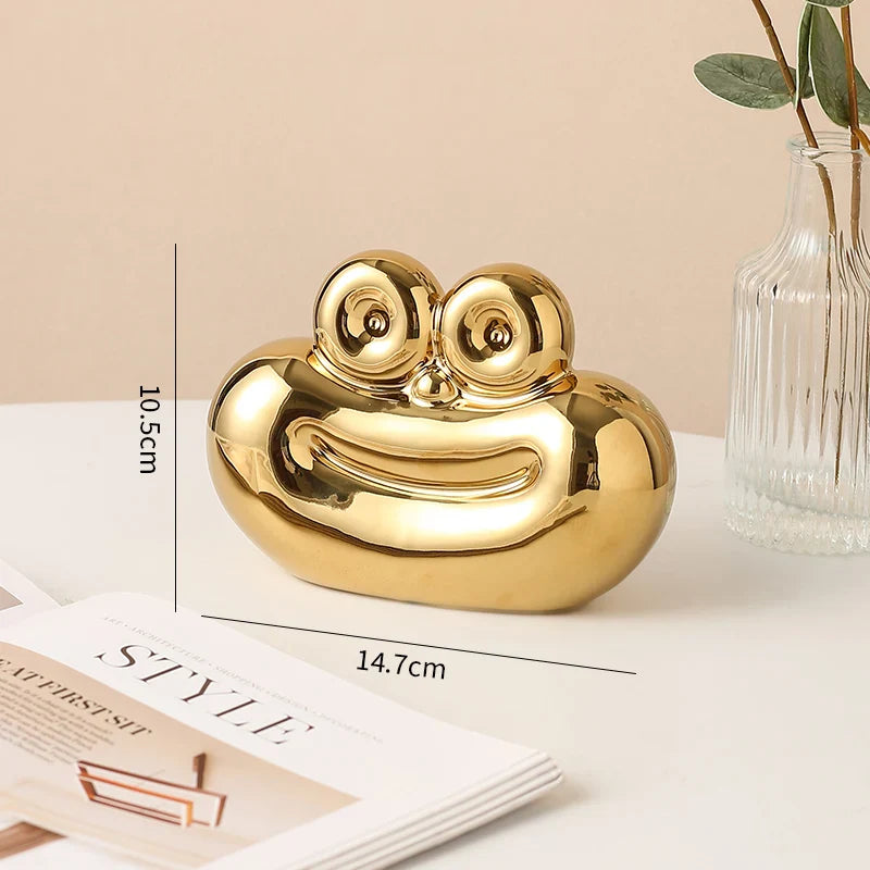 Sausage Shaped Ceramic Decorative Ornament Creative Kitchen Living Room Decor