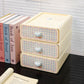 Pastel Gingham Desktop Stationery Organizer