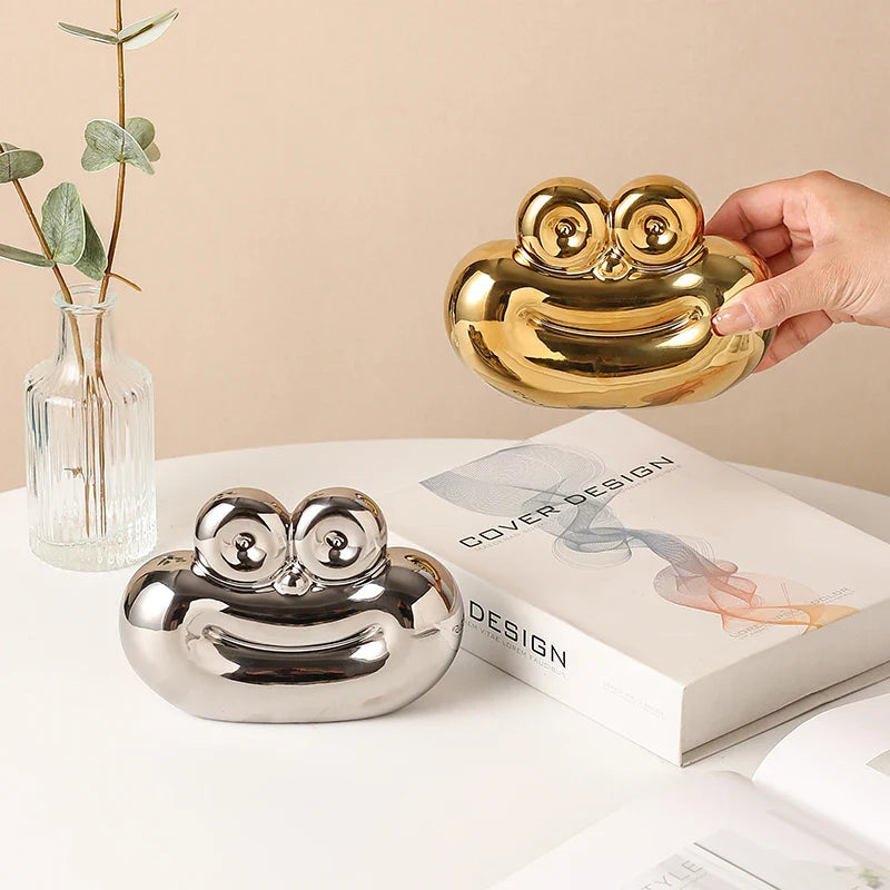 Sausage Shaped Ceramic Decorative Ornament Creative Kitchen Living Room Decor