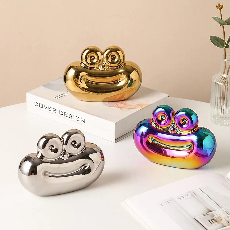 Sausage Shaped Ceramic Decorative Ornament Creative Kitchen Living Room Decor