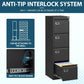 Four Drawer Filing Cabinet With Lock For Home Office