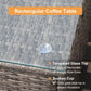 Outdoor Wicker Patio Furniture Set with Storage Box