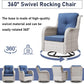 Cozy 11 Piece Outdoor Furniture Set with Swivel Chairs