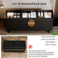 Matte Black Nine Drawer Organization Storage Cabinet