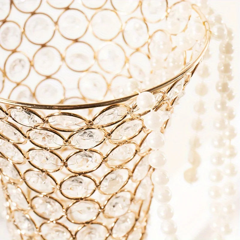 Crystal Vases Set for Dining Tables and Home Decor