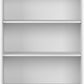 Bush Cabot White Tall Five Shelf Bookcase Unit With Adjustable Shelves