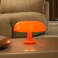 DecorBites™ Mushroom table lamp minimalist modern bedroom bedside lamp Danish designer orange decorative table lamp