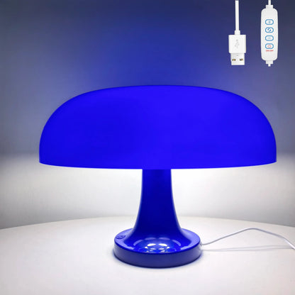 DecorBites™ Mushroom table lamp minimalist modern bedroom bedside lamp Danish designer orange decorative table lamp