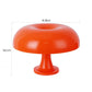 DecorBites™ Mushroom table lamp minimalist modern bedroom bedside lamp Danish designer orange decorative table lamp