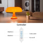 DecorBites™ Mushroom table lamp minimalist modern bedroom bedside lamp Danish designer orange decorative table lamp