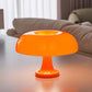 DecorBites™ Mushroom table lamp minimalist modern bedroom bedside lamp Danish designer orange decorative table lamp